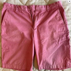 J Crew Rivington Flat Front Khaki Shorts (36W) (Red)